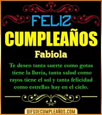 GIF Frases de Cumpleaños Fabiola